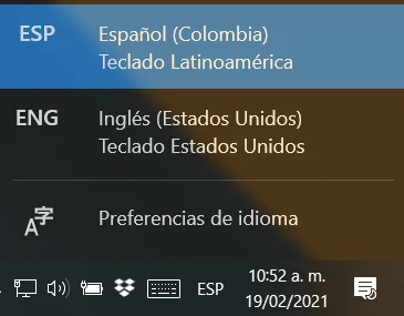 Distribución de teclado